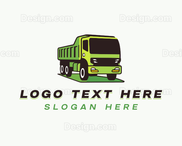 Transport Dump Truck Logo