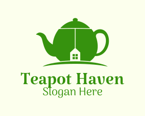 Green Teapot House logo design