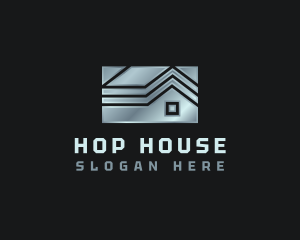 Roof House Property logo design