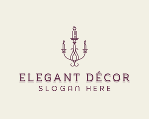 Scented Candle Decoration logo design