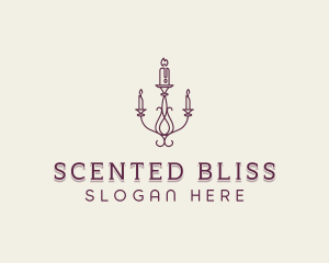 Scented Candle Decoration logo design