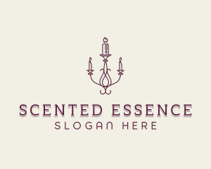 Scented Candle Decoration logo design