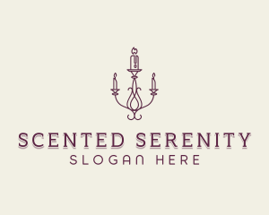 Scented Candle Decoration logo design