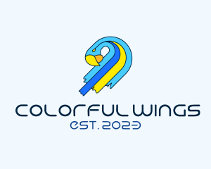 Macaw Bird Painting  logo