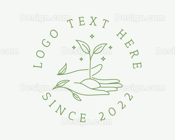 Agriculture Plant Sprout Logo