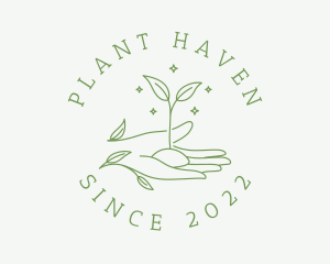 Agriculture Plant Sprout logo design