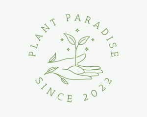 Agriculture Plant Sprout logo design