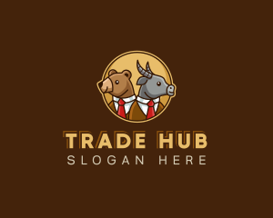 Bear Bull Trading logo design