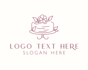 Flower Cake Dessert logo