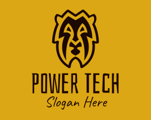 Tribal Lion Head logo