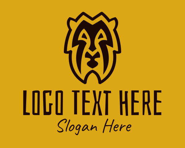 Lion Mane logo example 1