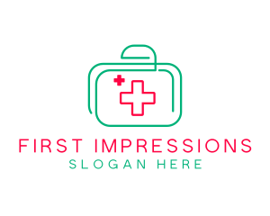 Medical Cross Emergency  logo design