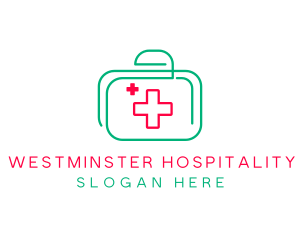 Medical Cross Emergency  logo design