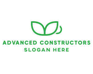 Green Plant Cup logo design