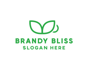 Green Plant Cup logo design