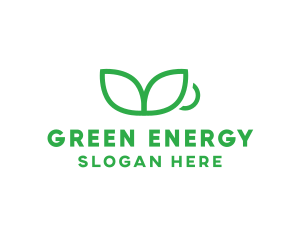 Green Plant Cup logo design