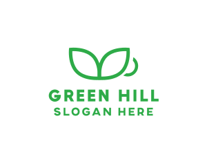 Green Plant Cup logo design