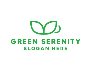 Green Plant Cup logo design