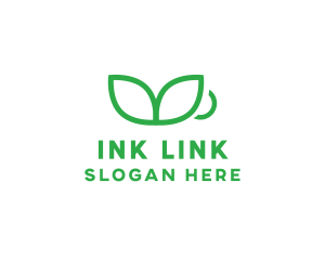 Green Plant Cup logo design