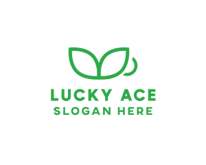 Green Plant Cup logo design