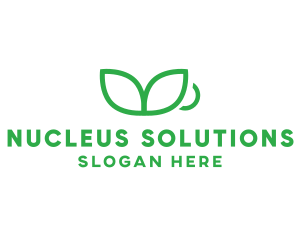 Green Plant Cup logo design