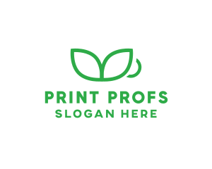 Green Plant Cup logo design