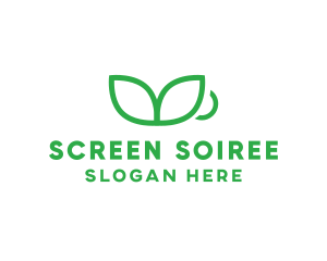 Green Plant Cup logo design