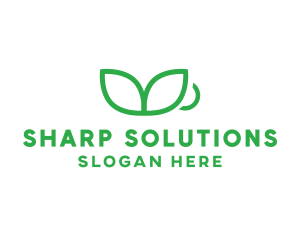 Green Plant Cup logo design