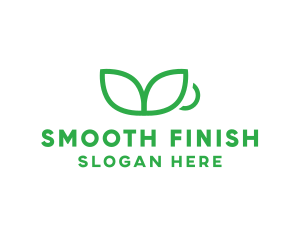 Green Plant Cup logo design