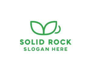 Green Plant Cup logo design