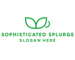 Green Plant Cup logo design