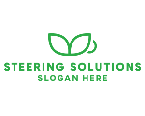 Green Plant Cup logo design