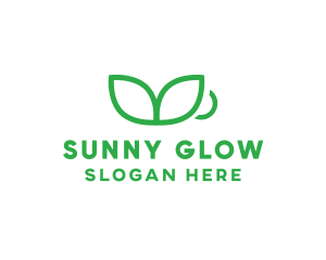 Green Plant Cup logo design