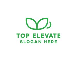 Green Plant Cup logo design