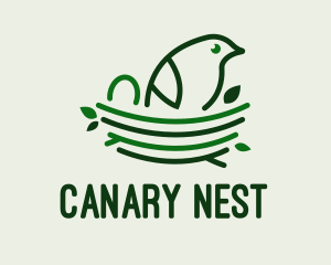 Baby Bird Nest  logo design