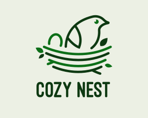 Baby Bird Nest  logo design