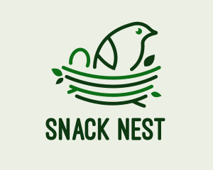 Baby Bird Nest  logo design