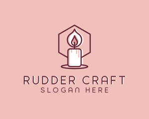 Wax Candle Decoration logo design