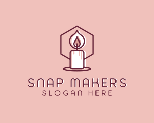 Wax Candle Decoration logo design