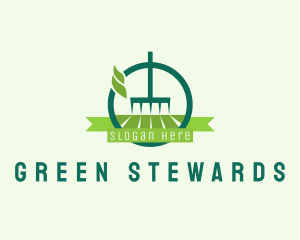 Lawn Rake Landscaping logo design