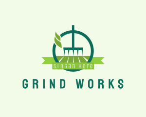 Lawn Rake Landscaping logo design