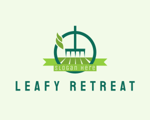 Lawn Rake Landscaping logo design