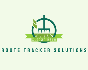 Lawn Rake Landscaping logo design