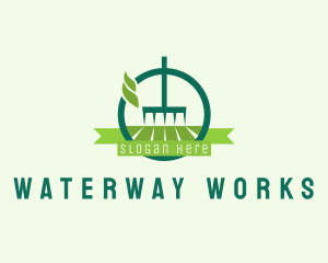 Lawn Rake Landscaping logo design