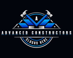 Hammer Roofing Maintenance logo design