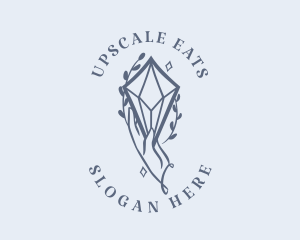 Blue Crystal Jewelry logo design