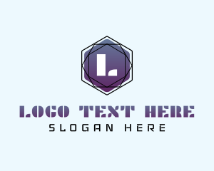 App - Hexagonal Tech App logo design