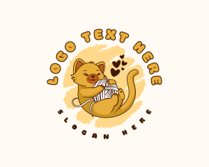 Cute Cat Yarn Logo