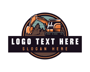 Heavy Equipment Excavator logo