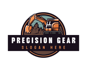 Heavy Equipment Excavator logo